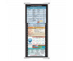 Trifold WhiteCoat Clipboard® - White Critical Care Edition